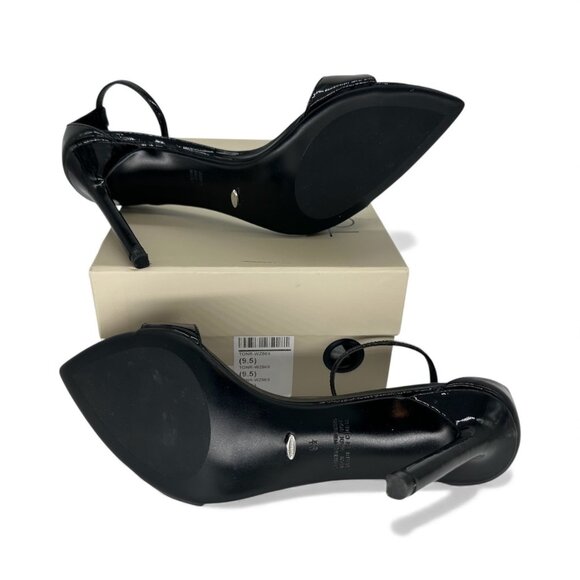 Tony Bianco Martini Black Patent Leather Ankle-Strap Stiletto Sandal US 9.5 EU40 - Picture 6 of 10